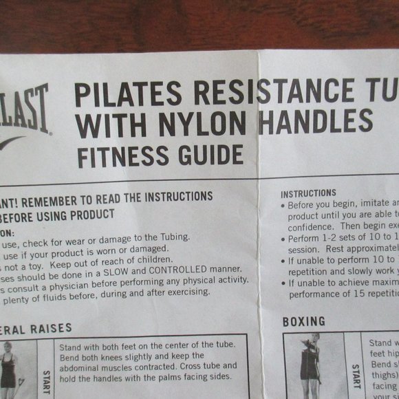 Everlast Other Everlast Pilates Resistance Tubes With Nylon Handles New Unused Condition